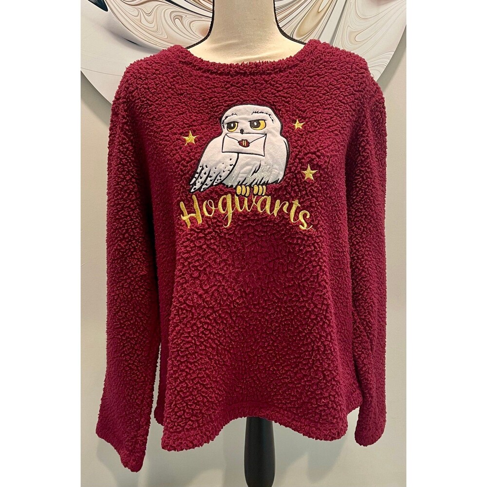 Hogwarts Owl Women's Sweater Wizarding World Large Harry Potter